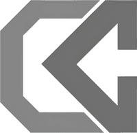 Минималистичный абстрактный логотип компании Бизнес Интернет в серых тонах на белом фоне